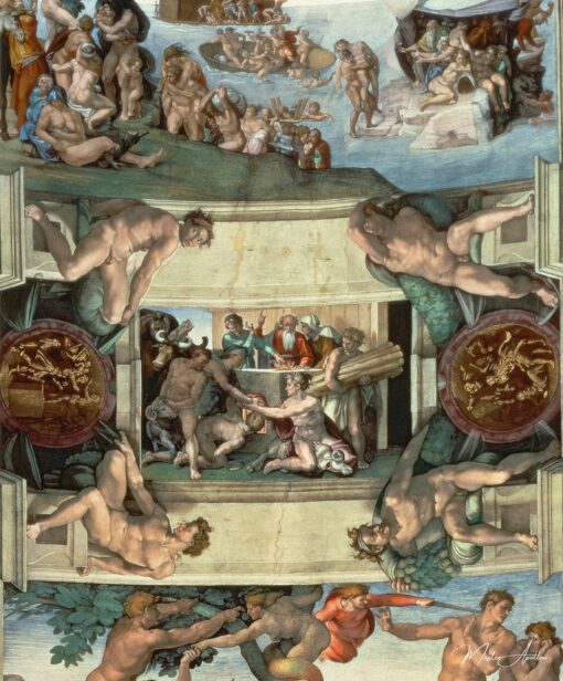 Plafond della cappella Sistina (1508-12): Il Sacrificio di Noè – Michelangelo Michelangelo 2025-05-16