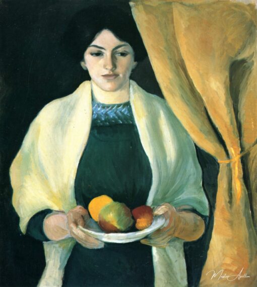 Ritratto con mele: moglie dell’artista – August Macke August Macke 2025-05-11