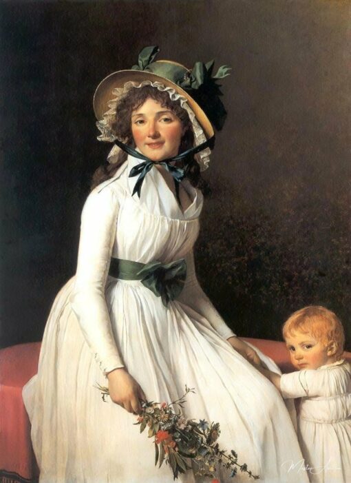 Ritratto di madame Emilie Seriziat e di suo figlio – Jacques-Louis David Jacques-Louis David 2025-05-16