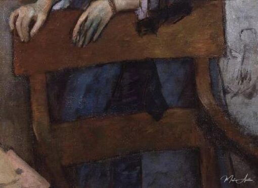 Ritratto di Hélène Rouart nel bureau dei suoi padri, dettaglio della poltrona – Edgar Degas Edgar Degas 2025-05-01