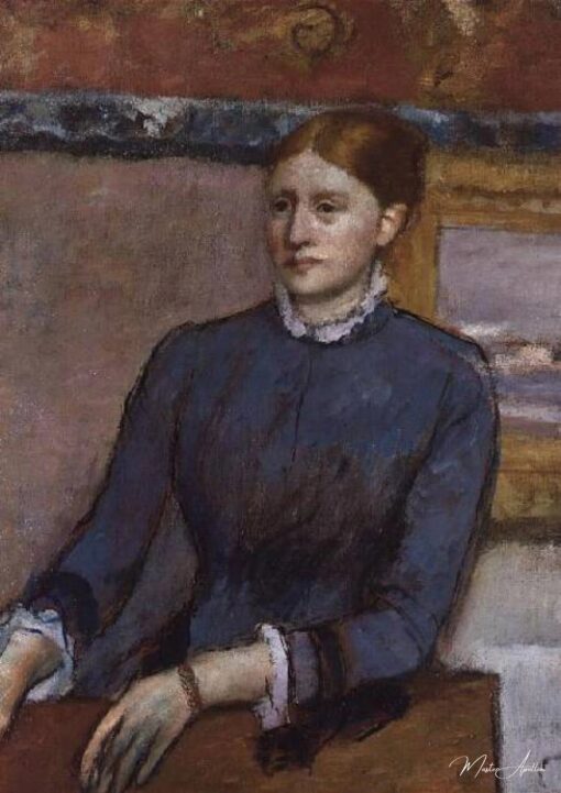 Ritratto di Hélène Rouart nel bureau di suo padre, dettaglio di Hélène – Edgar Degas Edgar Degas 2025-05-01