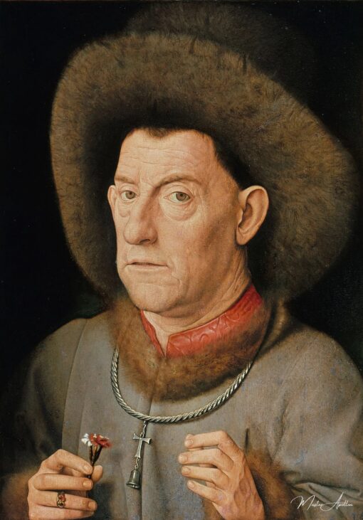 Ritratto di un uomo con un garofano – Jan Van Eyck Jan Van Eyck 2025-05-19