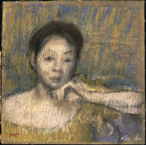 Ritratto a mezza lunghezza di una donna, la mano sinistra sul mento – Edgar Degas Edgar Degas 2025-05-01