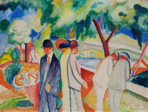 Poussette (Grande passeggiata luminosa) – August Macke August Macke 2025-05-11