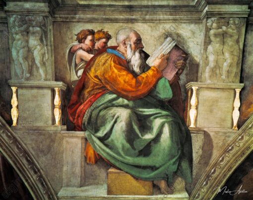 Profeta Zaccaria, dettaglio della Cappella Sistina – Michelangelo Michelangelo 2025-05-16