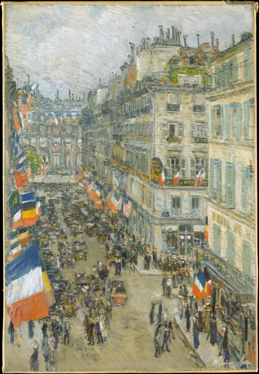 Quattordici luglio, rue Daunou, 1910 – Childe Hassam Childe Hassam 2025-06-01