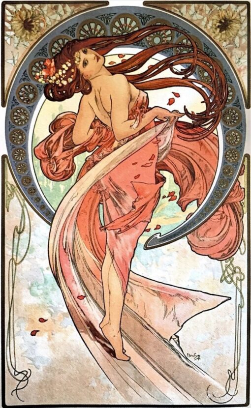 Quattro arti: La danza – Mucha Alphonse Mucha 2025-05-06