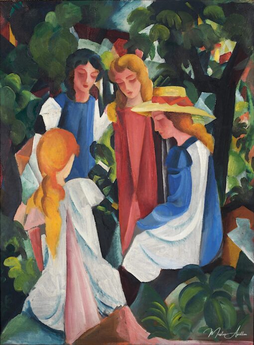 Quattro giovani ragazze – August Macke August Macke 2025-05-11