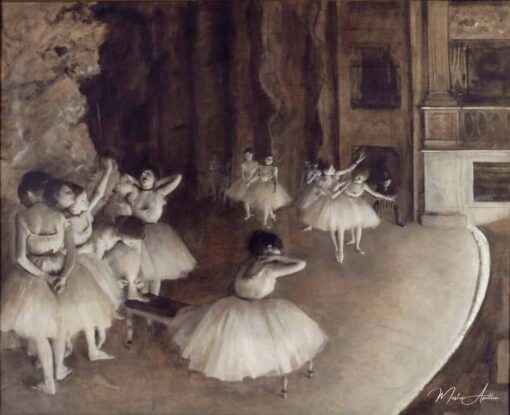 Rappresentazione di un balletto sul palcoscenico – Edgar Degas Edgar Degas 2025-05-01