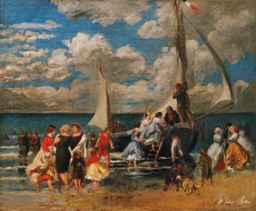 Riunione attorno a una barca 1862 – Pierre-Auguste Renoir Pierre-Auguste Renoir 2025-05-10