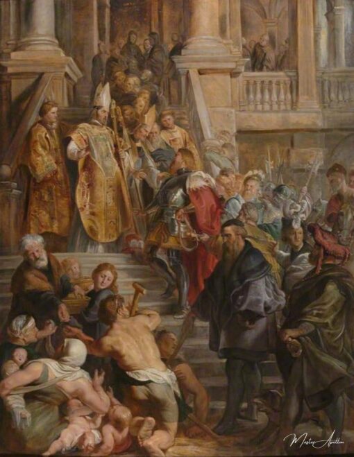 San Bavone è accolto dai santi Amand e Floriberto – Peter Paul Rubens Peter Paul Rubens 2025-05-02