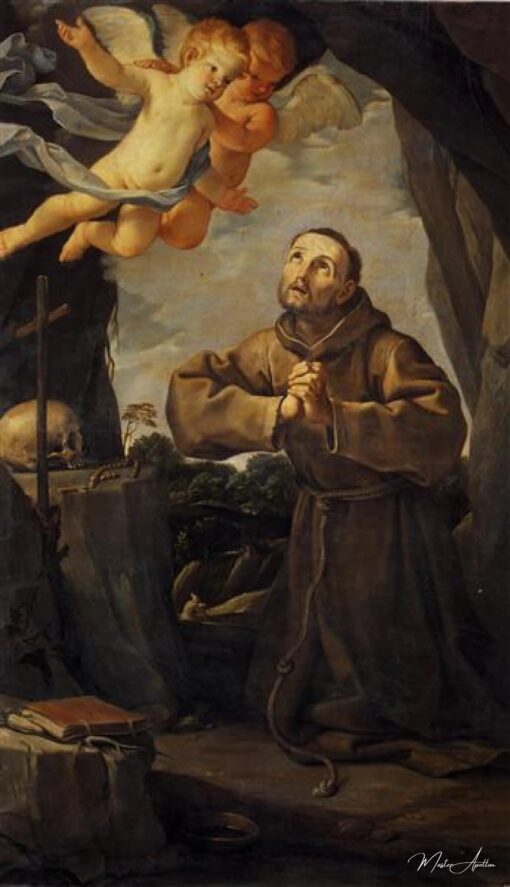 San Francesco in preghiera con due angeli – Guido Reni Guido Reni 2025-05-20