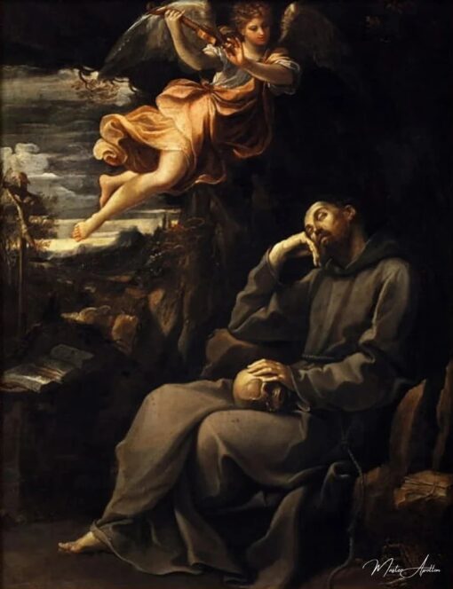 San Francesco morto con un angelo musicista – Guido Reni Guido Reni 2025-05-20