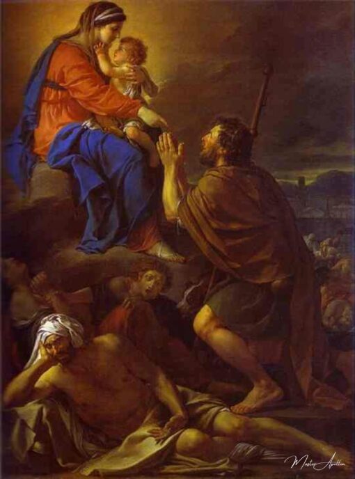 San Rocco che intercede presso la Vergine per i malati di peste – Jacques-Louis David Jacques-Louis David 2025-05-01 2