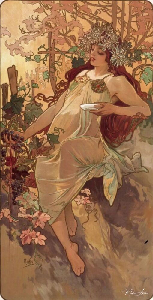 Stagioni dell’autunno – Mucha Alphonse Mucha 2025-05-06