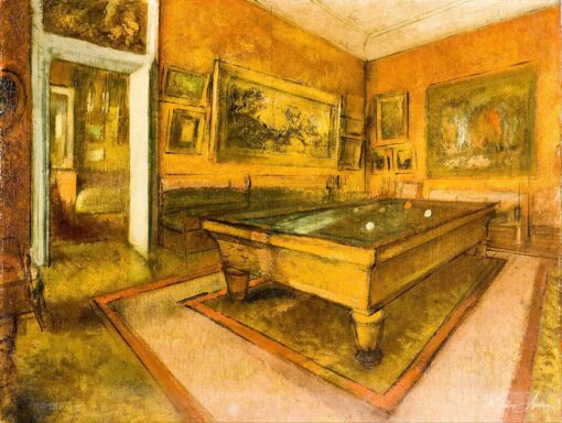 Sala da biliardo al Ménil-Hubert – Edgar Degas Edgar Degas 2025-05-01