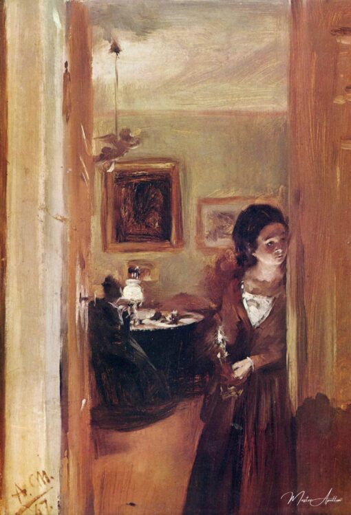 Salone con la sorella dell’artista – Adolph von Menzel Adolph von Menzel 2025-06-01