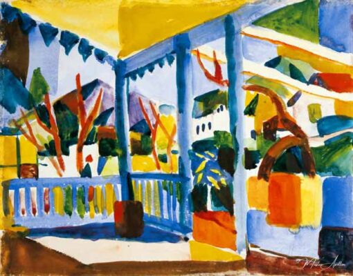 Terrazza della casa di campagna a ST – August Macke August Macke 2025-05-11