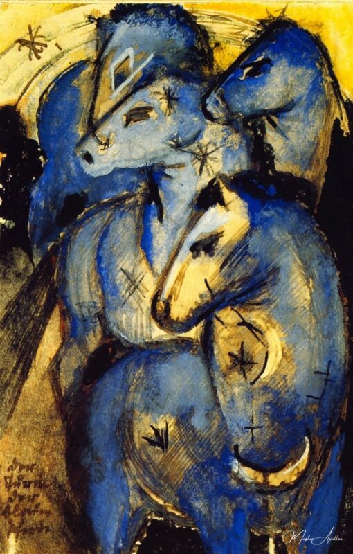 Tour del cavallo blu (cartolina) – Franz Marc Franz Marc 2025-05-19