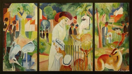Triptico: Grande giardino zoologico – August Macke August Macke 2025-05-11
