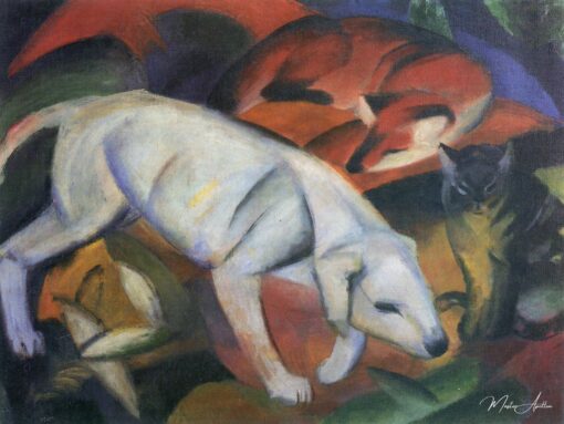 Tre animali (cane, volpe e gatto) – Franz Marc Franz Marc 2025-05-19