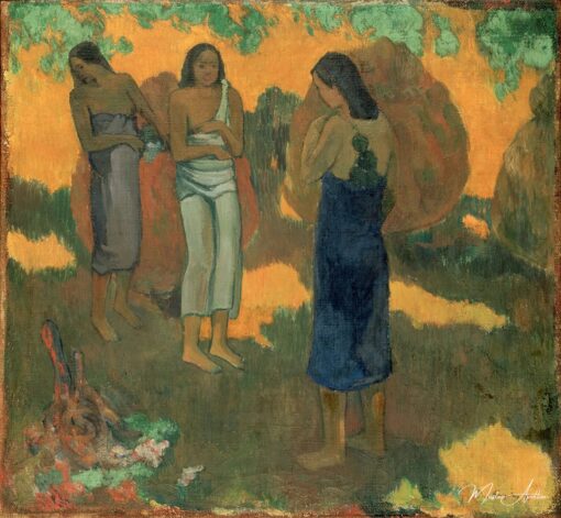 Tre donne tahitiane su uno sfondo giallo – Paul Gauguin Paul Gauguin 2025-05-10