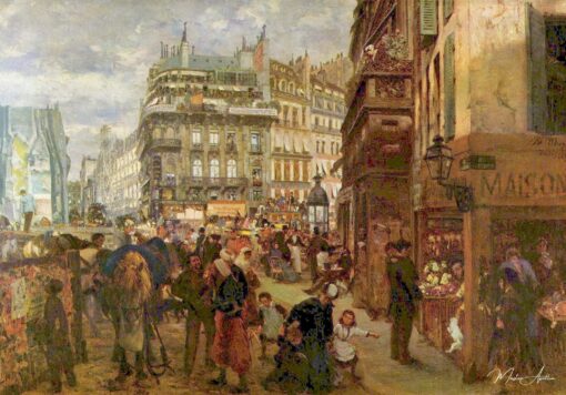 Un giorno feriale a Parigi – Adolph von Menzel Adolph von Menzel 2025-06-01