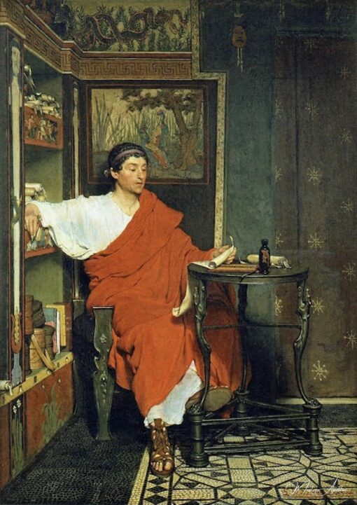 Un scriba romano che redige dispacci – Lawrence Alma-Tadema Lawrence Alma-Tadema 2025-05-19 2
