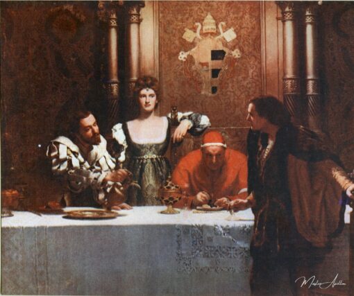 Un bicchiere di vino con Cesare Borgia di John Collier John Collier 2025-05-20
