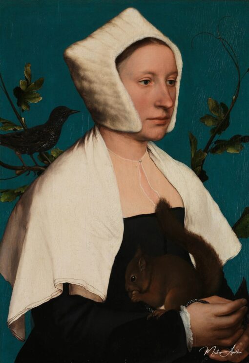 Una donna con uno scoiattolo e uno sturnello – Hans Holbein il Giovane Hans Holbein il Giovane 2025-05-19