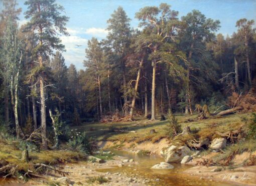 Una foresta di pini. Foresta di pali nella provincia di Viatka – Ivan Shishkin Ivan Shishkin 2025-06-01