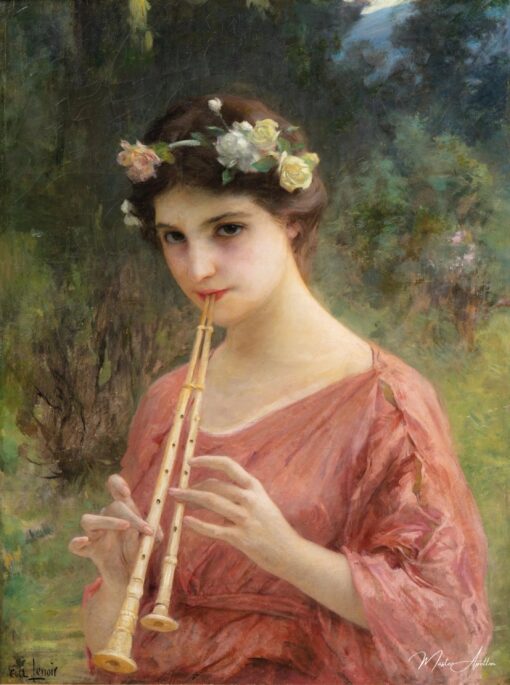 Una giovane donna che suona l’aulos (o doppia flauto) – Charles-Amable Lenoir Charles-Amable Lenoir 2025-05-25