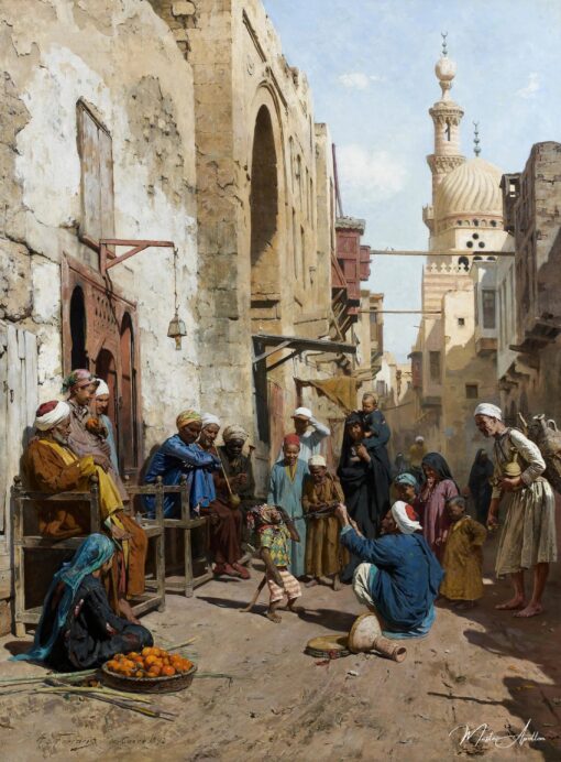 Una strada del Cairo, 1892 – Arthur von Ferraris Arthur von Ferraris 2025-05-01