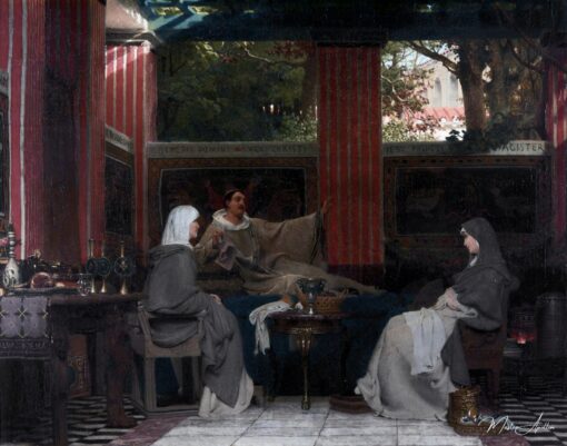 Venanzio Fortunato legge i suoi poemi a Radegonda VI – Lawrence Alma-Tadema Lawrence Alma-Tadema 2025-05-19