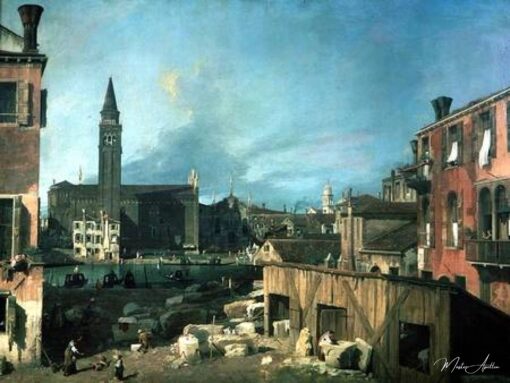 Venezia: Campo San Vidal e Santa Maria della Carità (la corte del muratore) – Canale Giovanni Antonio Giovanni Antonio Canal 2025-05-01 2