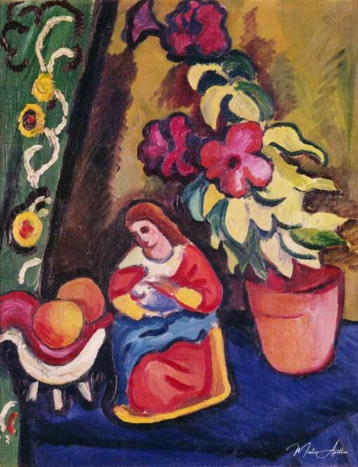 Vita con La Madonne (Petunie e mele) – August Macke August Macke 2025-04-18