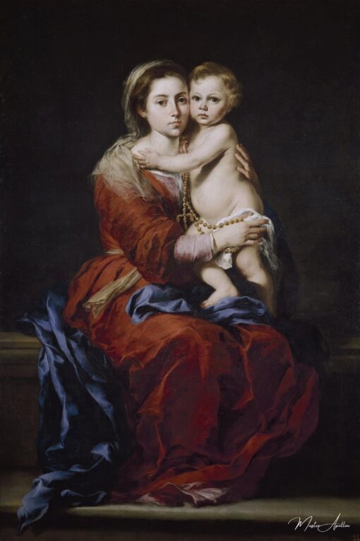 Vergine con Bambino e rosario – Bartolomé Esteban Murillo Bartolomé Esteban Murillo 2025-05-17