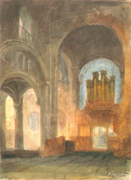 Vista all’interno della cattedrale cristiana – William Turner William Turner 2025-05-26