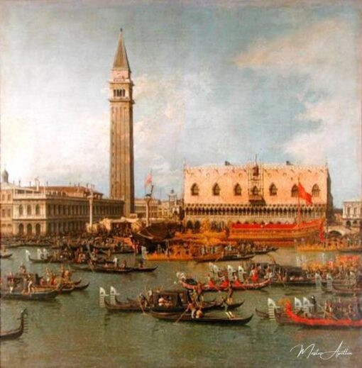 Vista del Palazzo di San Marco, Venezia, con i preparativi del matrimonio del Doge – Giovanni Antonio Canal Giovanni Antonio Canal 2025-05-30